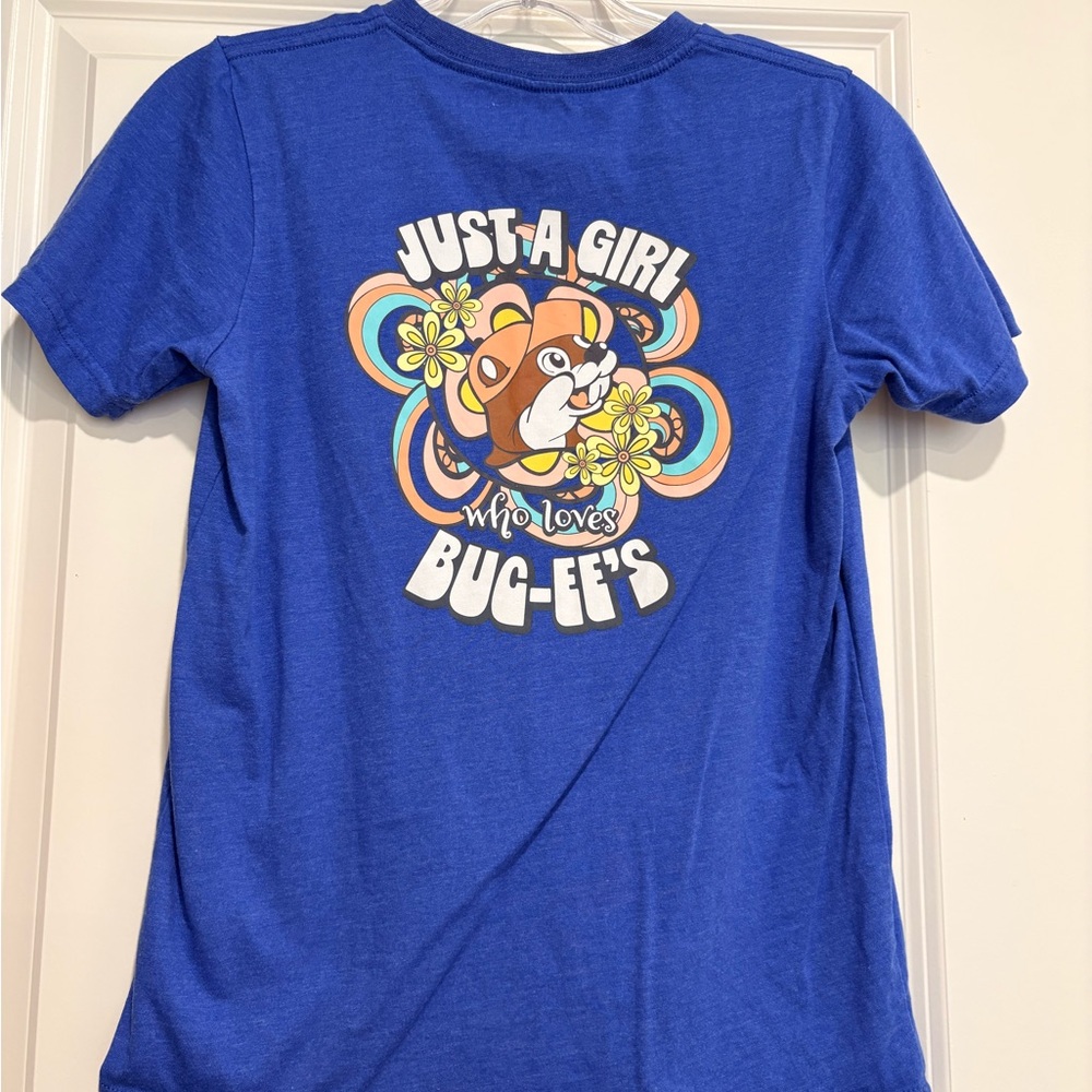Just A Girl Who Loves Bug-Ees Graphic Tee - Blue